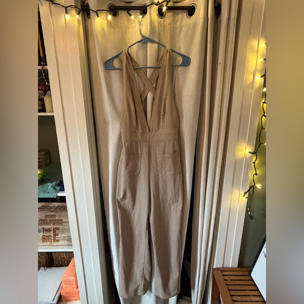 Sincerely Jules Beige Jumpsuit